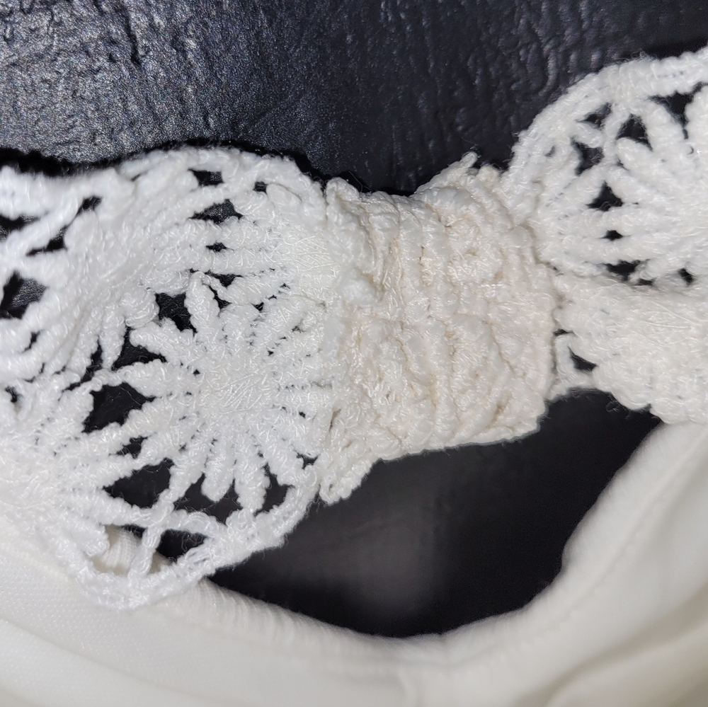 NWT's Speechless Strapless Eyelet Layered Mini Dress Size 7 White Fit & Flare - Picture 3 of 5